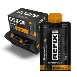 REFIX GEL MANGO MARACUYA DISPLAY 25 UNID